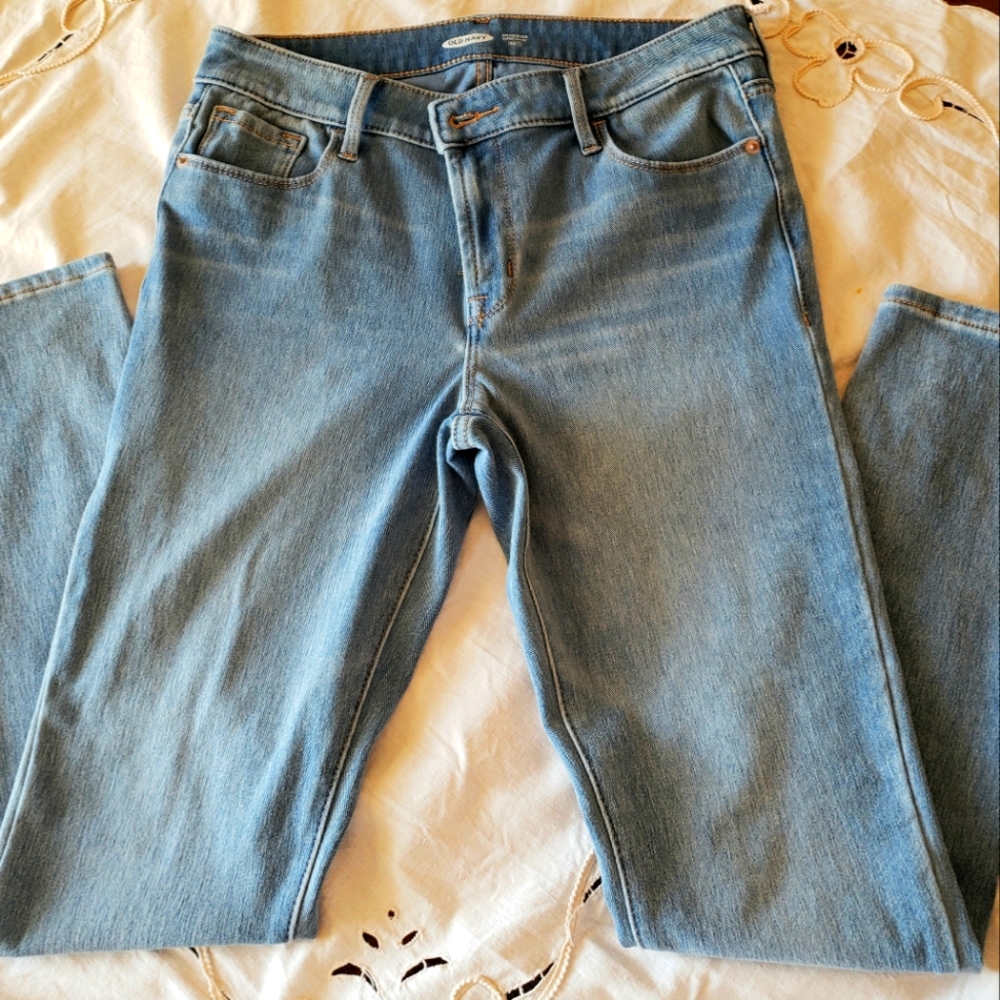Jeans Old Navy Rockstar Jeggings size 7 Blue Jeans Denim